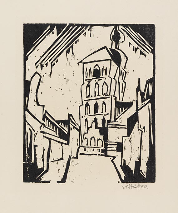 Karl Schmidt-Rottluff - Woodcut