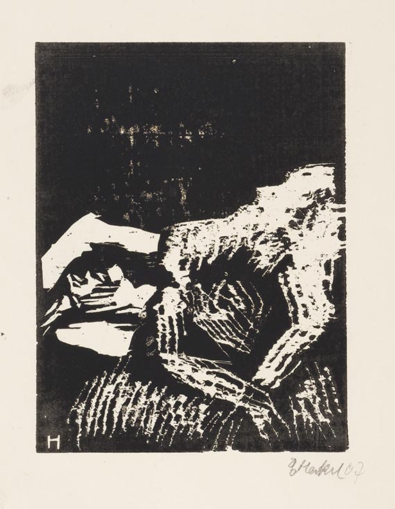 Erich Heckel - Woodcut