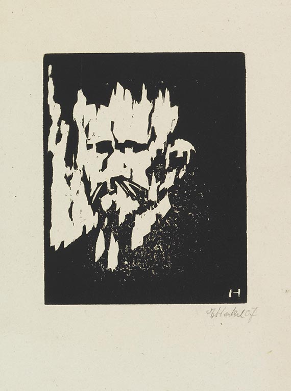 Erich Heckel - Woodcut