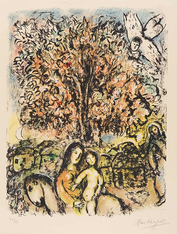 Marc Chagall - Lithograph in colors