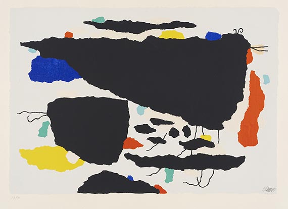 Willi Baumeister - Silkscreen in colors