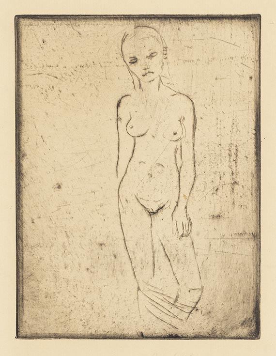 Wilhelm Lehmbruck - Drypoint