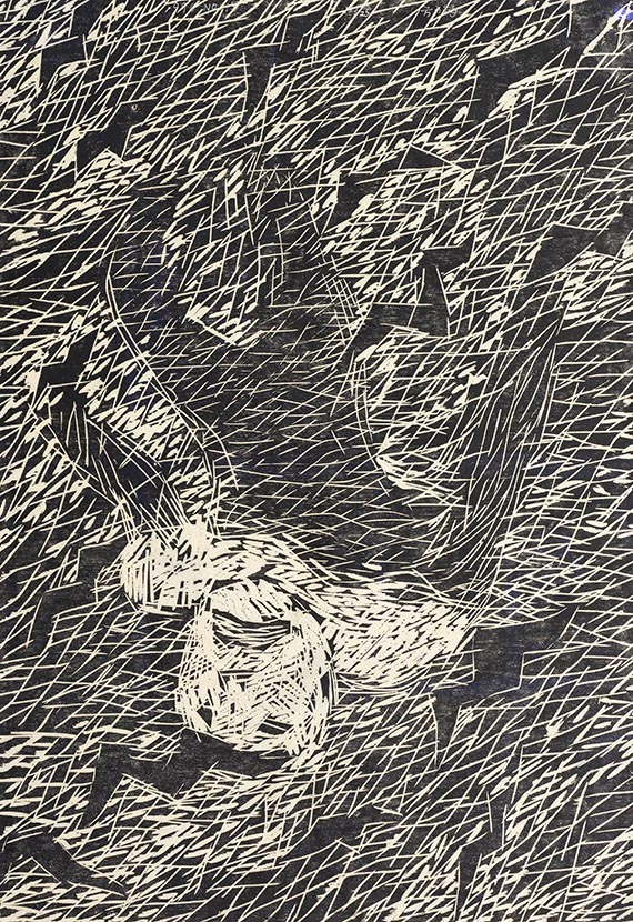 Fang, Lijun - Woodcut