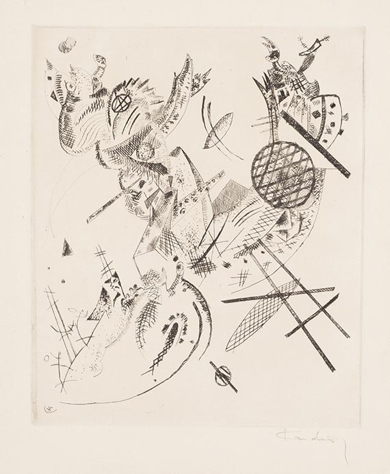 Wassily Kandinsky - Drypoint