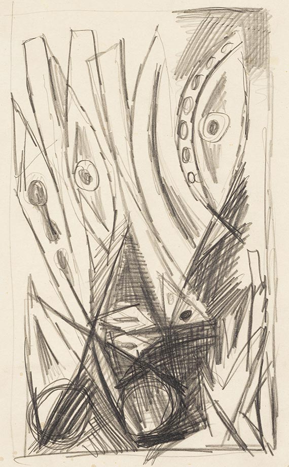 Ernst Wilhelm Nay - Pencil drawing