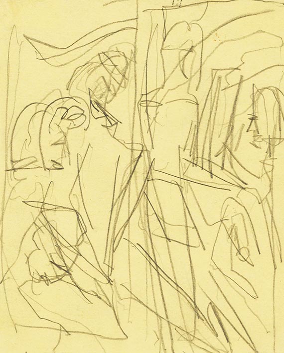 Kirchner, Ernst Ludwig - Pencil drawing