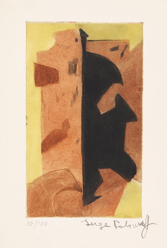 Serge Poliakoff - Etching in colors