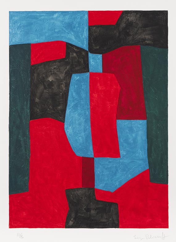 Poliakoff, Serge - Lithograph in colors