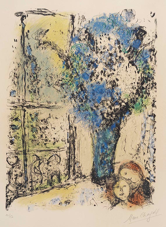 Chagall, Marc - Lithograph in colors