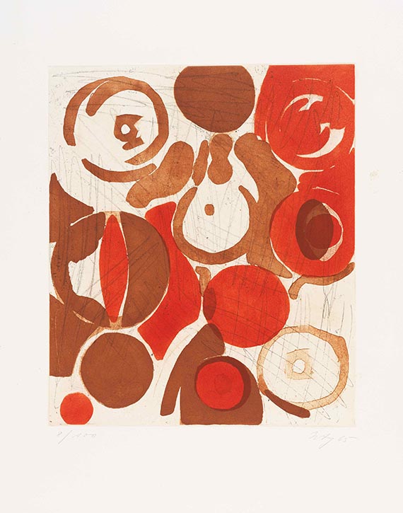 Nay, Ernst Wilhelm - Etching and aquatint in colors