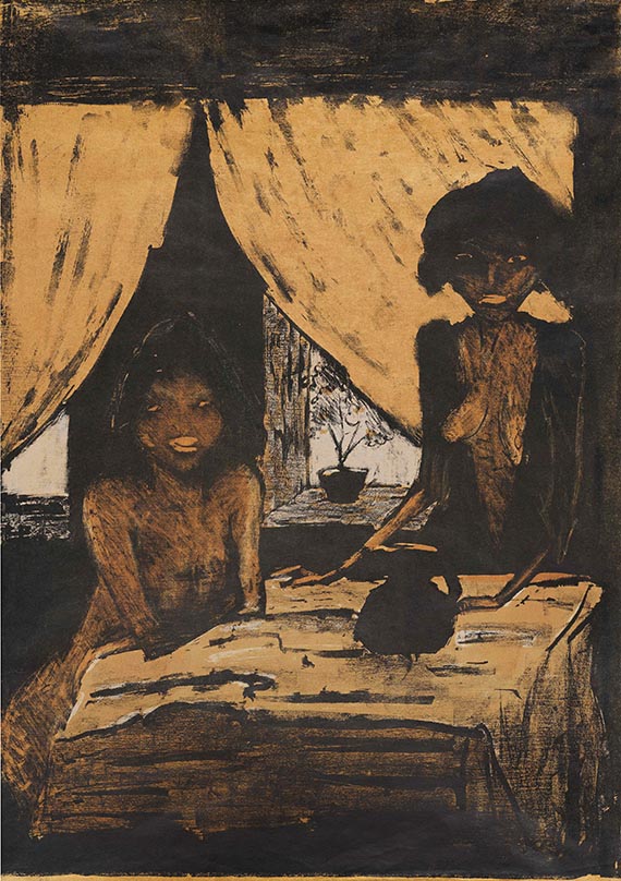 Mueller, Otto - Lithograph in colors