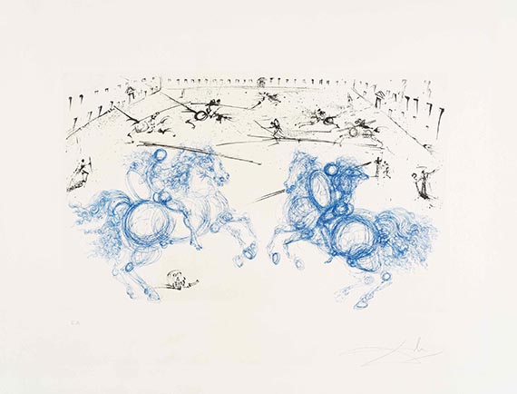 Dalí, Salvador - Etching in colors