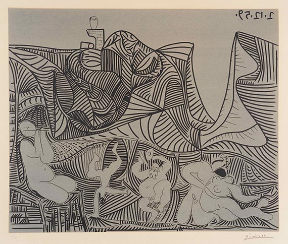 Picasso, Pablo - Linocut in colors