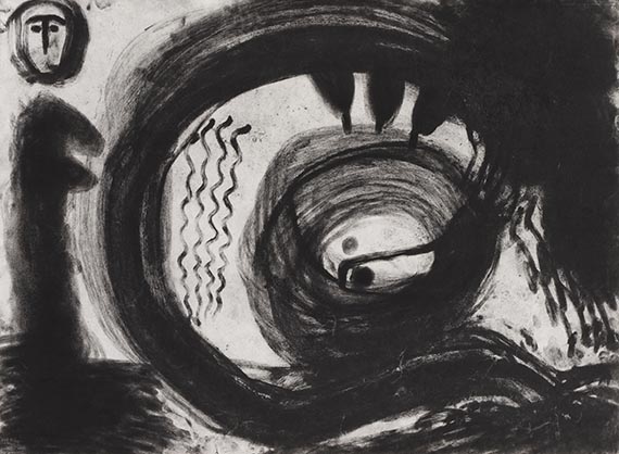 Cahn, Miriam - Charcoal drawing