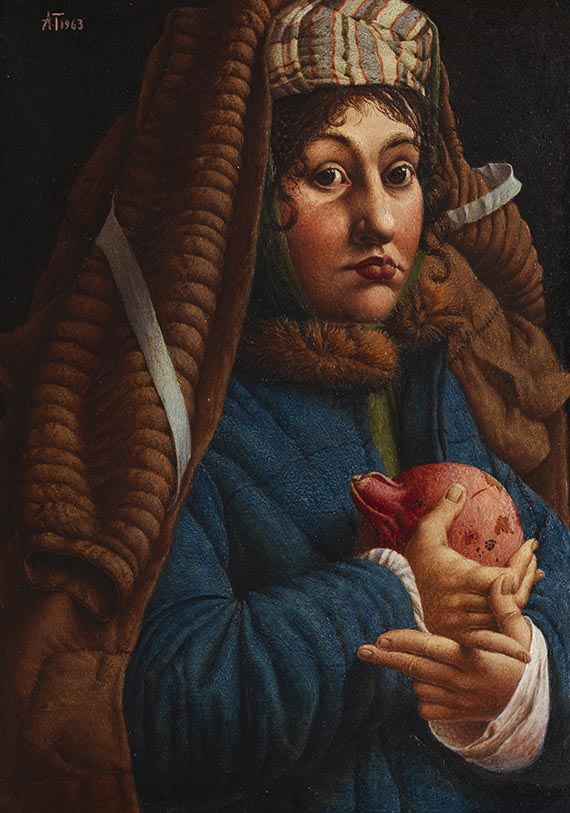 T&uuml;bke, Angelika - Oil on fibreboard