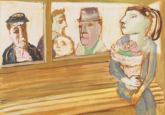 Hubbuch, Karl - Oil on fibreboard