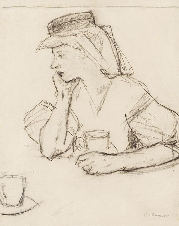 Beckmann, Max - Chalk drawing