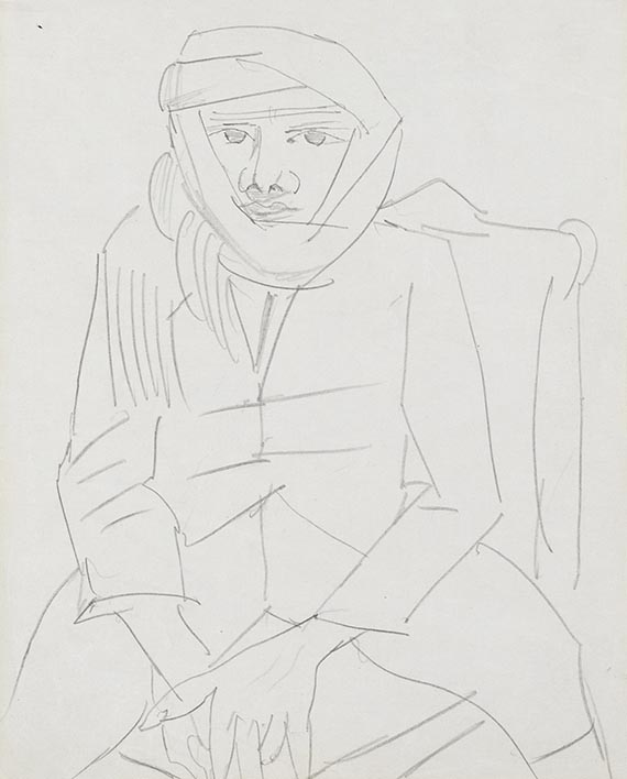 Beckmann, Max - Pencil drawing