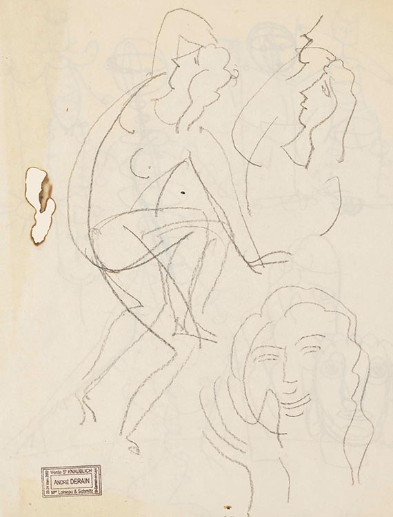 Derain, André - Pencil drawing