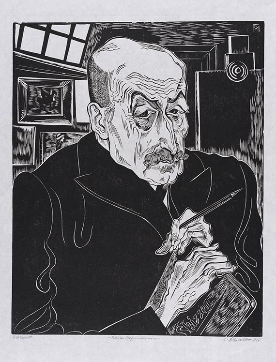 Felixm&uuml;ller, Conrad - Woodcut