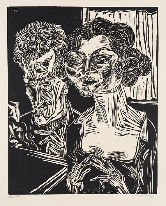 Felixm&uuml;ller, Conrad - Woodcut