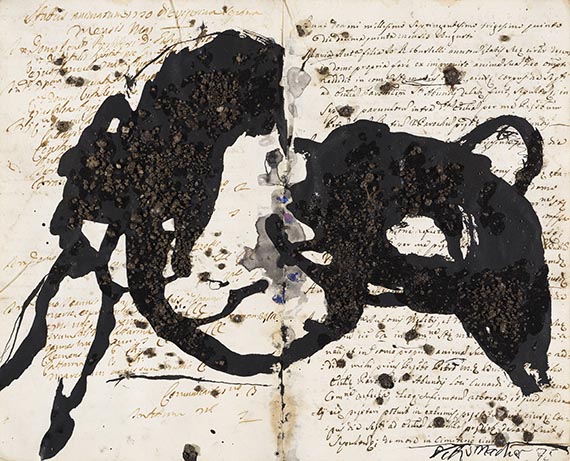 Schumacher, Emil - Mixed media