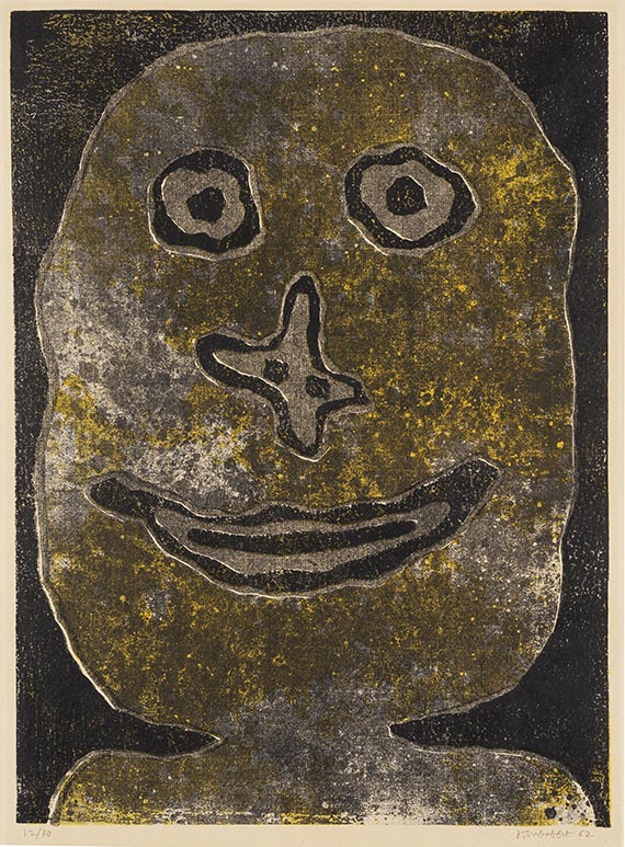Dubuffet, Jean - Lithograph in colors