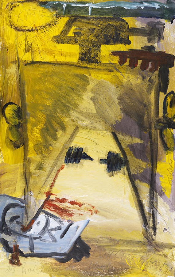 Immendorff, J&ouml;rg - Oil