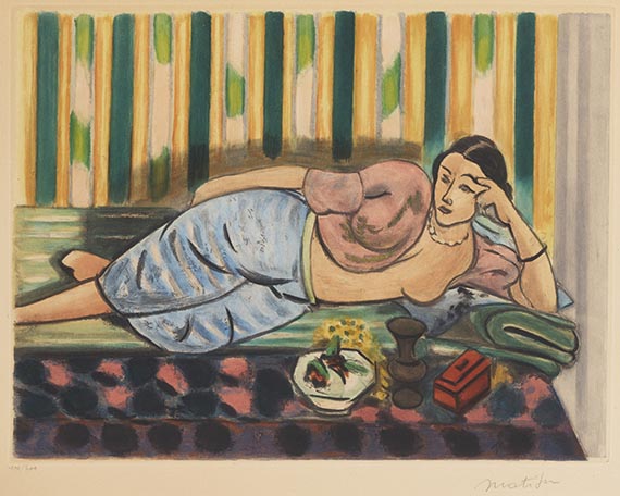Matisse, Henri - Etching and aquatint in colors