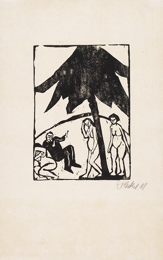 Heckel, Erich - Woodcut