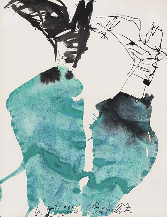 Baselitz, Georg - Pen and India ink