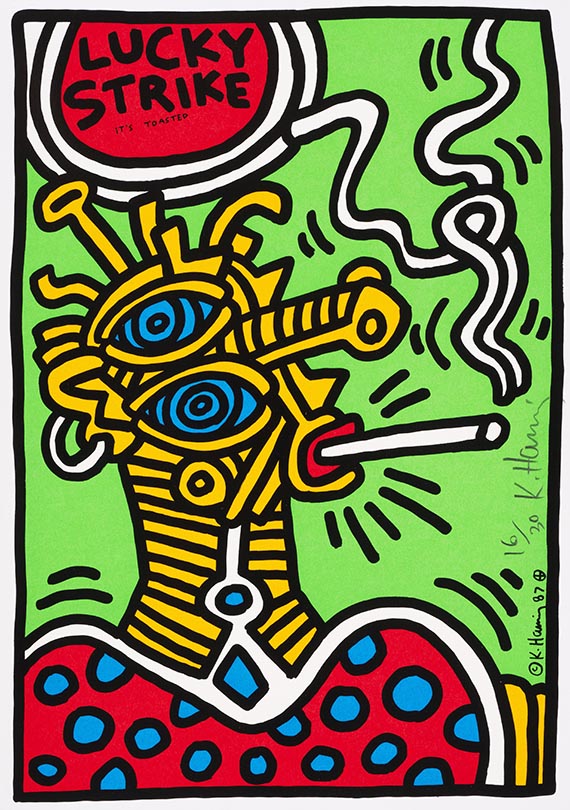 Haring, Keith - Silkscreen in colors
