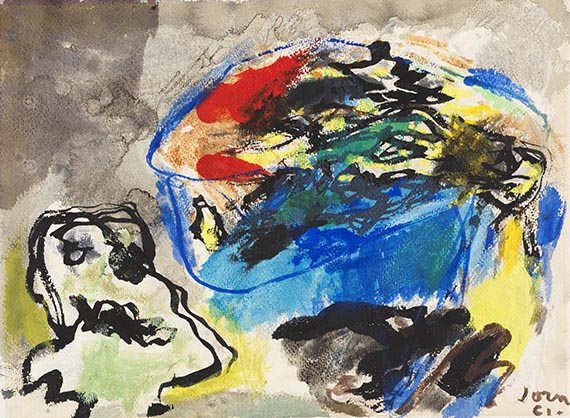 Jorn, Asger - Gouache