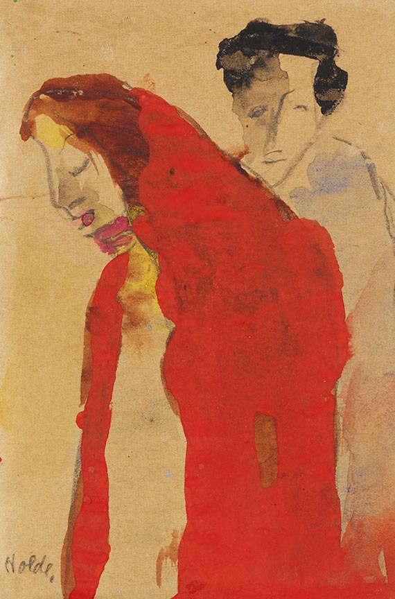Nolde, Emil - Watercolor on paper