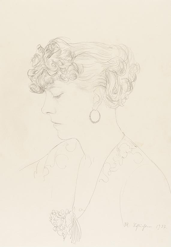 Schlichter, Rudolf - Pencil drawing