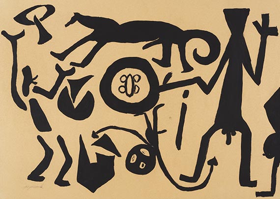 A. R. Penck (d.i. Ralf Winkler) - Raumbeispiel