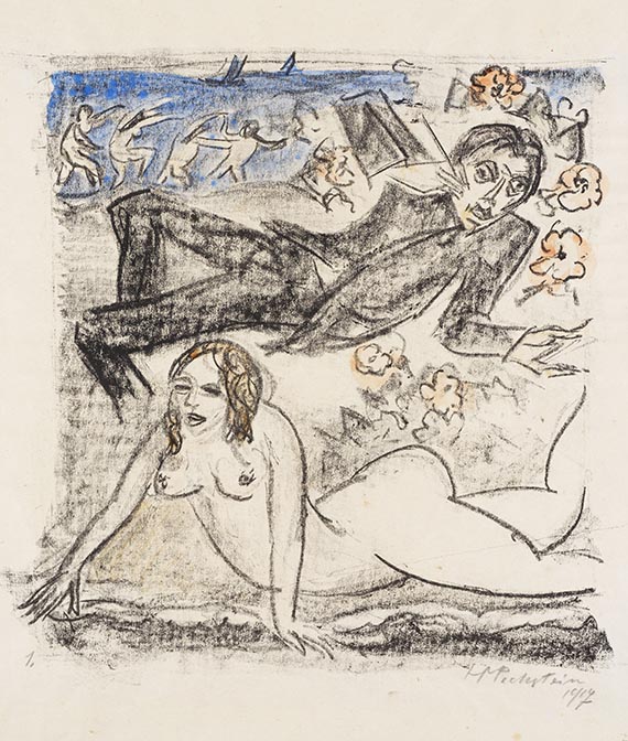 Pechstein, Hermann Max - Lithograph