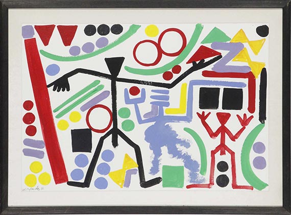 A. R. Penck (d.i. Ralf Winkler) - Gerahmt