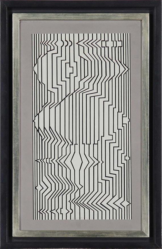Victor Vasarely - Gerahmt