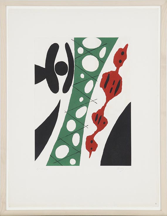 Ernst Wilhelm Nay - Gerahmt