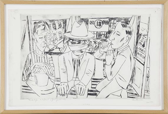 Max Beckmann - Gerahmt