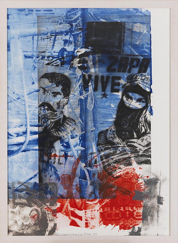 Robert Rauschenberg - Gerahmt