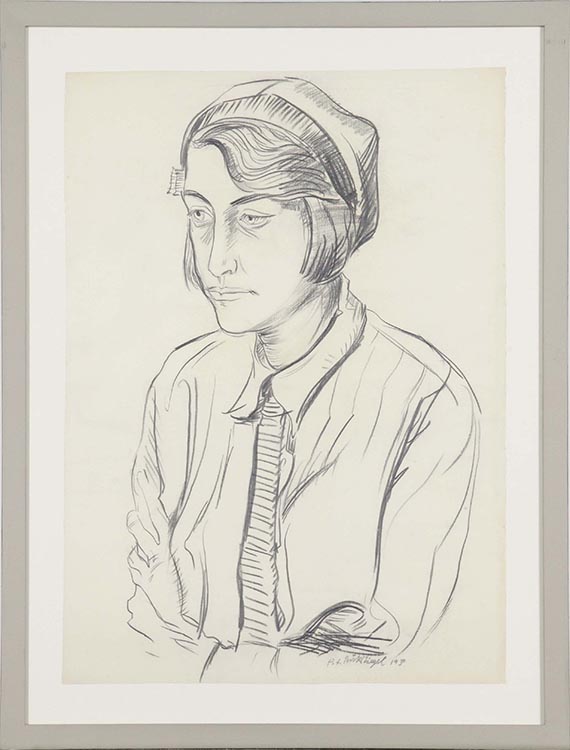 Peter August B&ouml;ckstiegel - Gerahmt