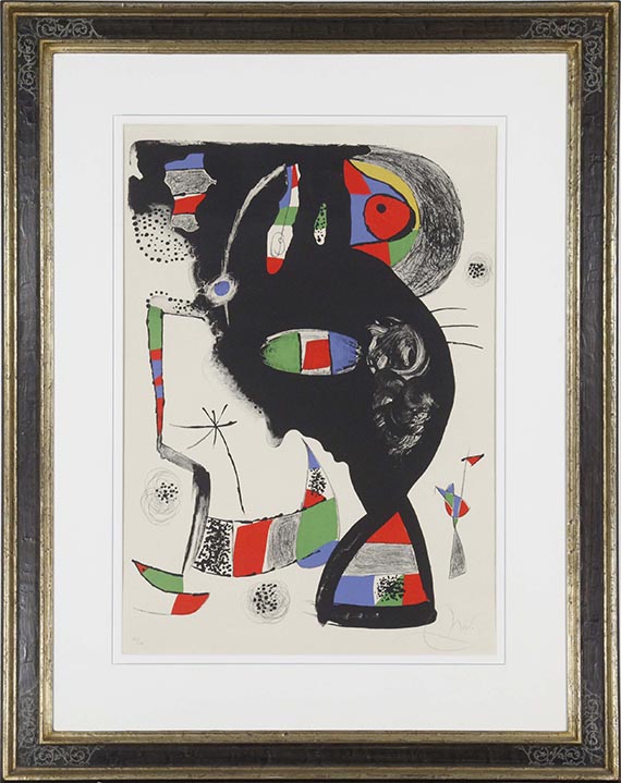 Joan Mir&oacute; - Gerahmt