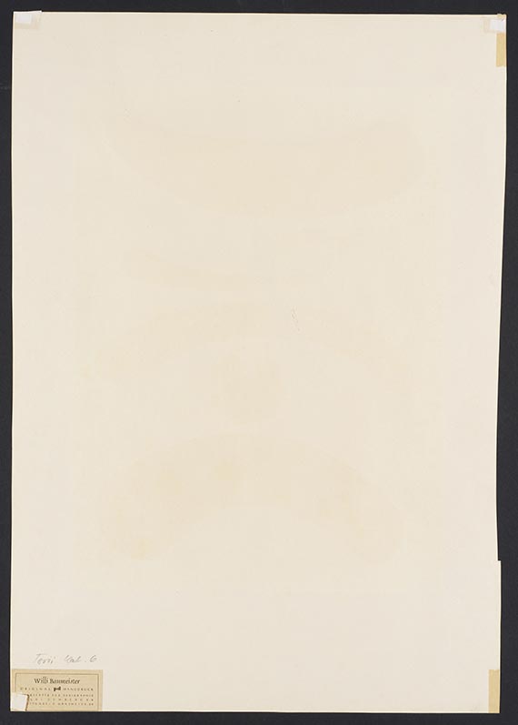 Willi Baumeister - Rueckseite