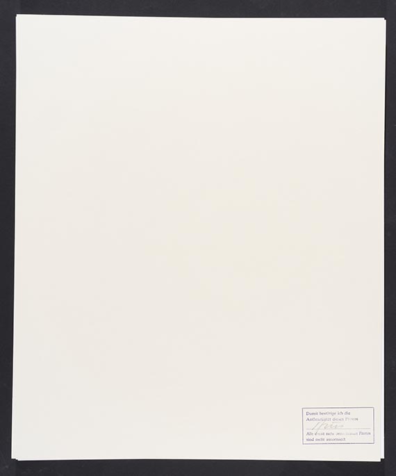 G&uuml;nter Brus - Rueckseite