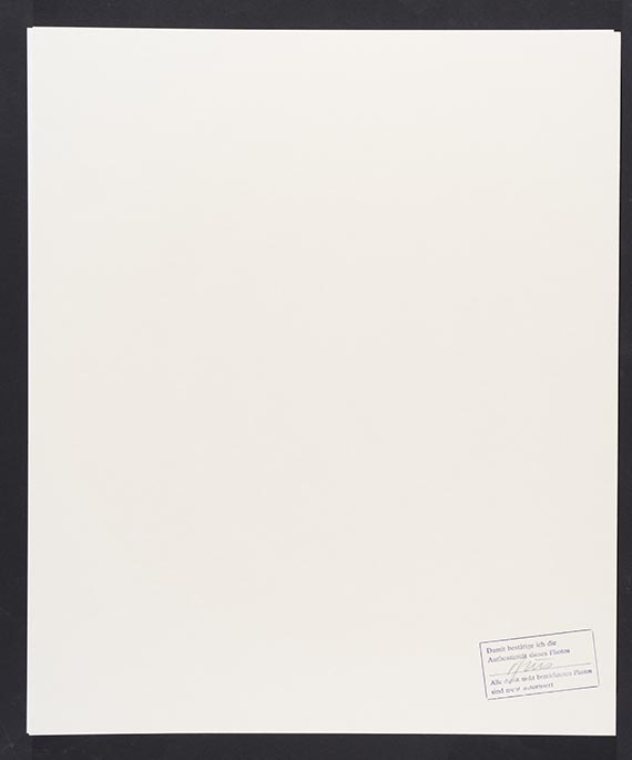 G&uuml;nter Brus - Rueckseite