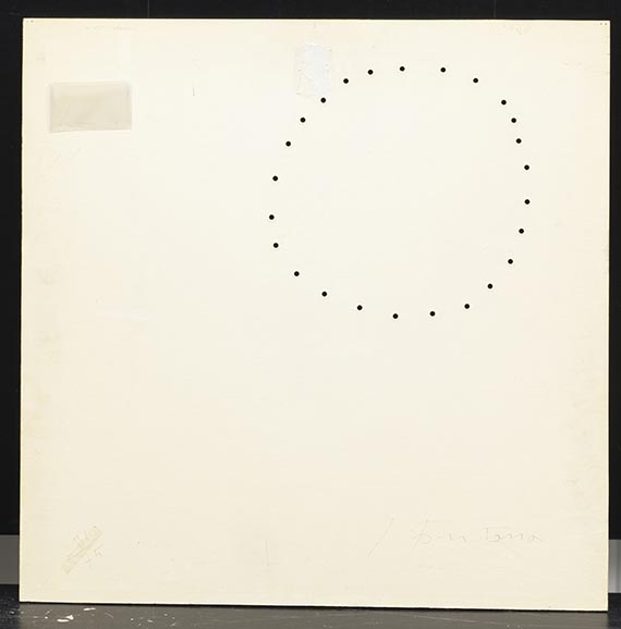 Lucio Fontana - Rueckseite