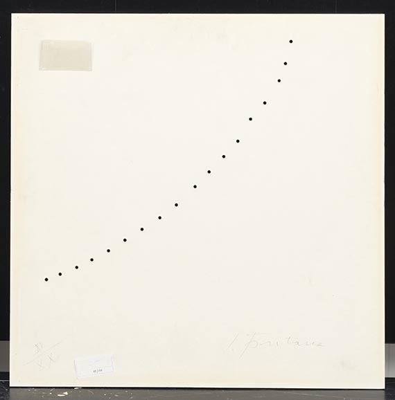 Lucio Fontana - Rueckseite