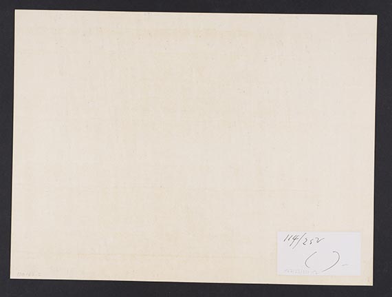 Cy Twombly - Rueckseite